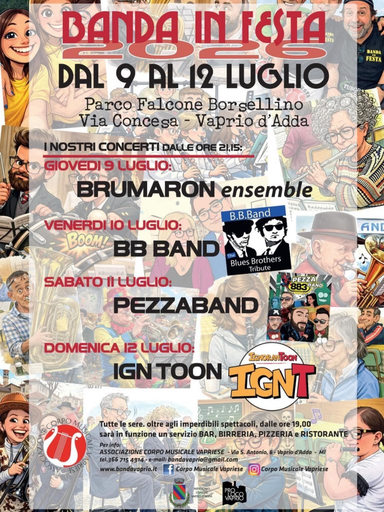 Locandina "Banda in Festa 2026"